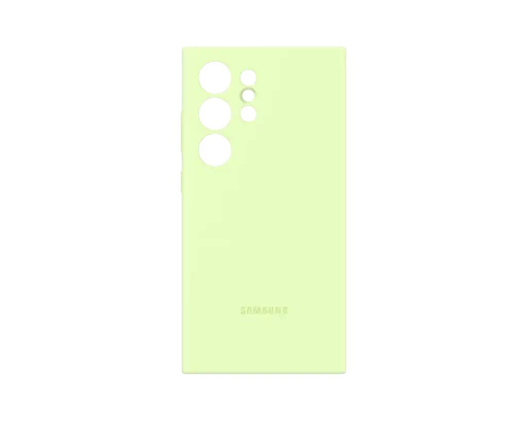 Чехол Samsung Silicone Case S24 Ultra Lime