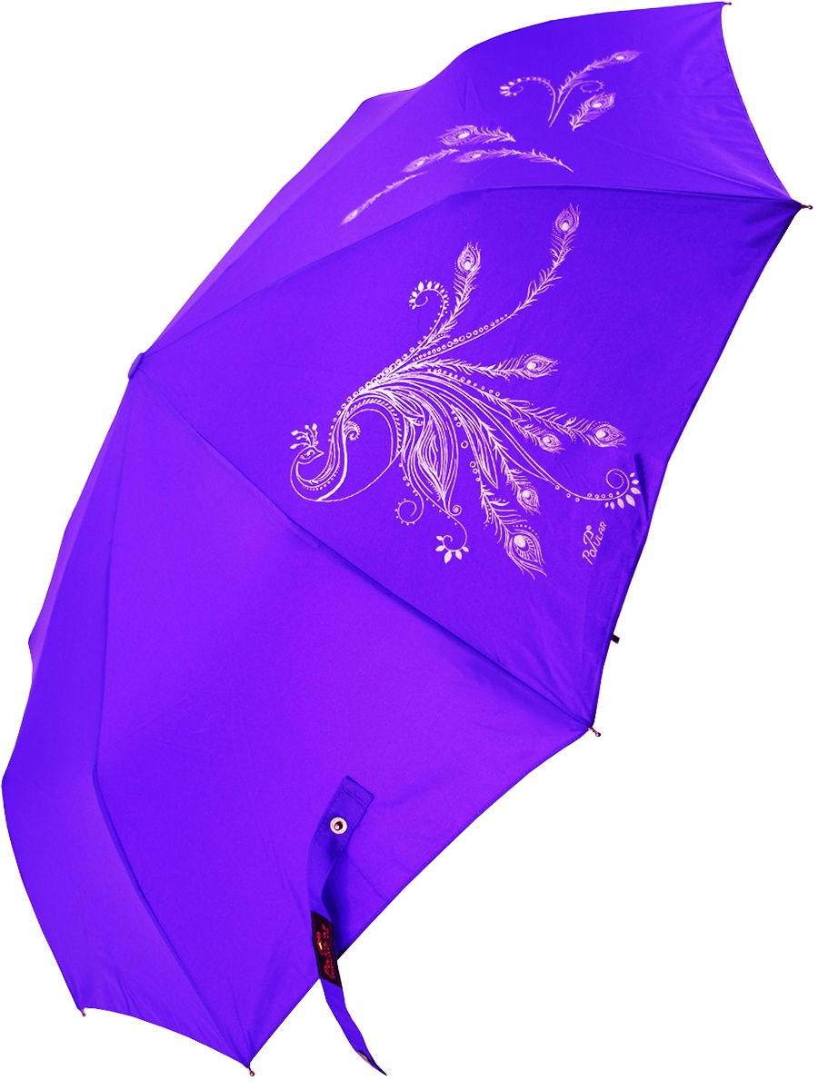 

Зонт женский Popular Umbrella 2602-25 фиолетовый, 2602-25