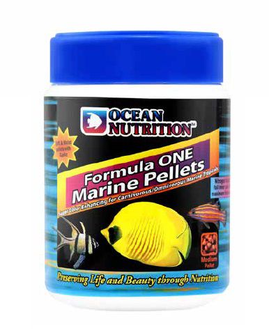 фото Корм для хищных рыб ocean nutrition formula 1 marine pellet medium, гранулы 3,1 мм, 400 г