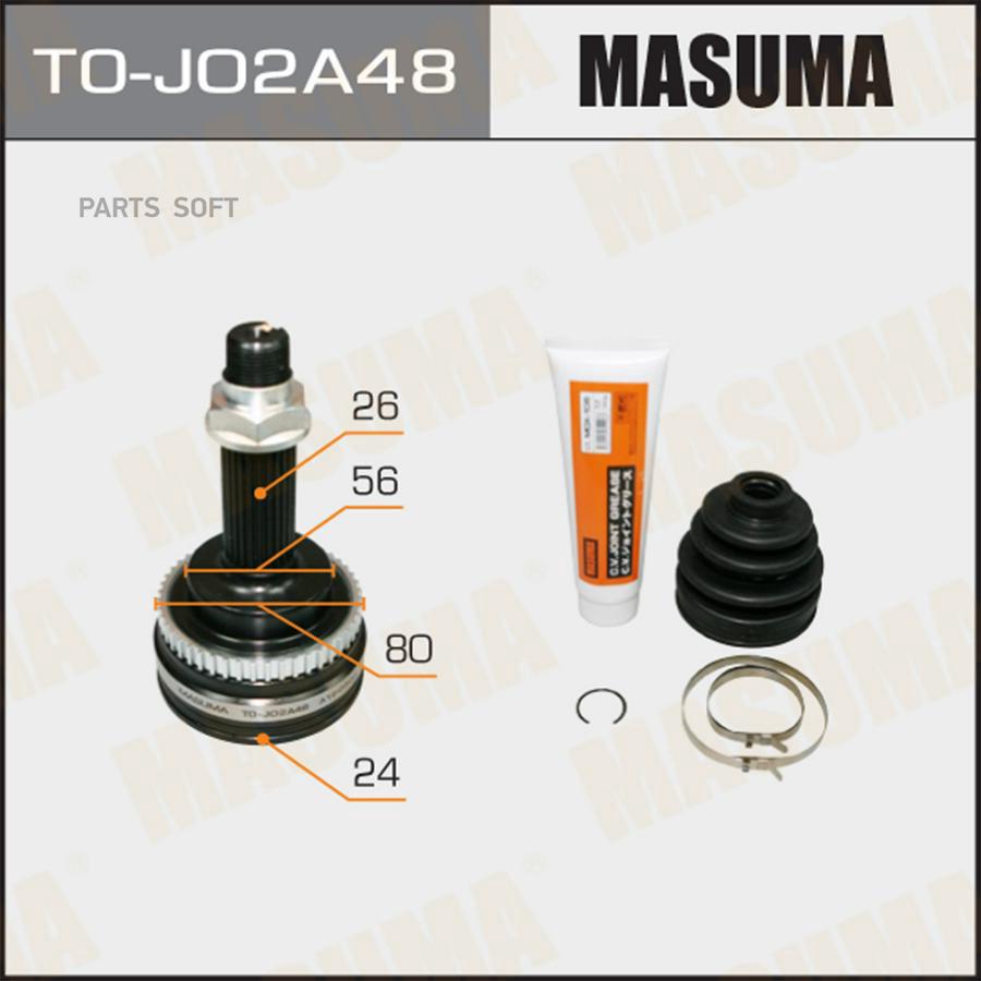 

ШРУС Toyota Celica 99-05, Corolla Verso 02-04, Rav4 00-05 наружный 24 x 56 x 26 x 48 MASUM