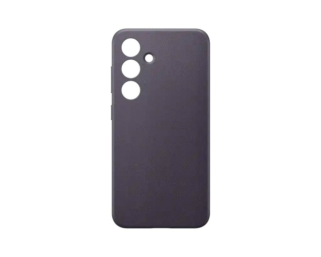 Чехол Samsung Vegan Leather Case S24 темно-фиолетовый