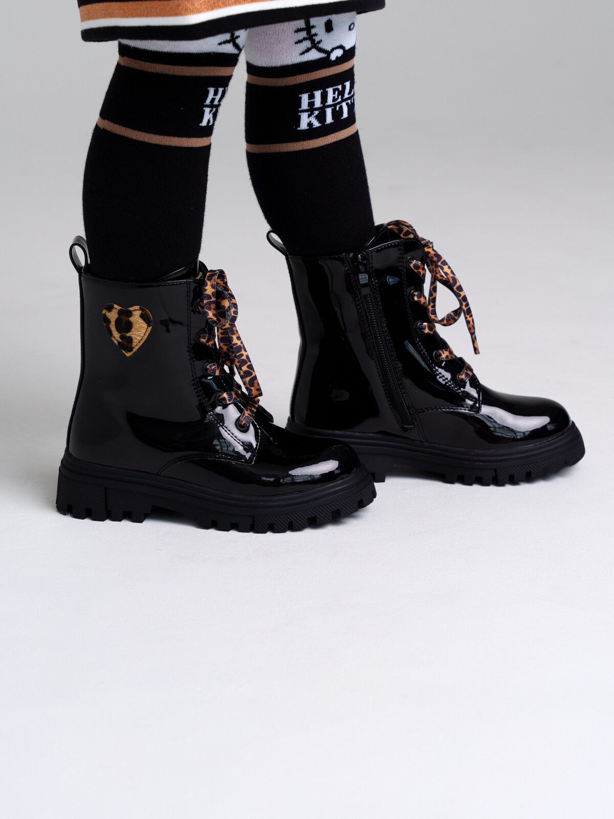 Ботинки для девочек PlayToday, черный, 31