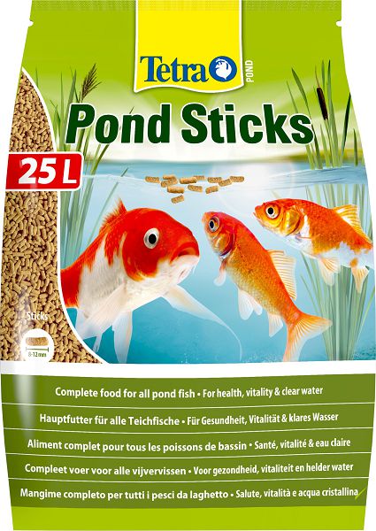 фото Корм для прудовых рыб tetra pond sticks, палочки 25 л