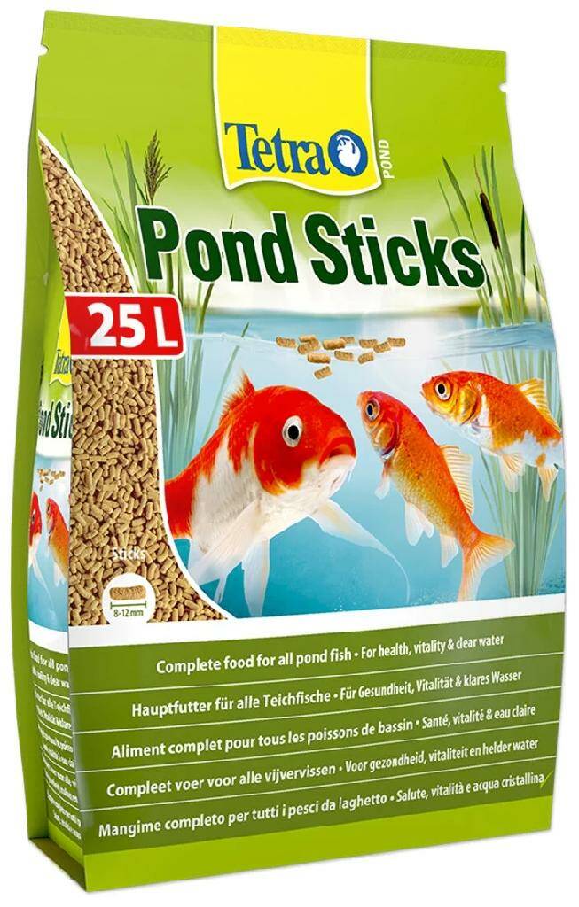 

Корм для прудовых рыб Tetra Pond Sticks, палочки 25 л, TetraPond Sticks основной корм для всех видов прудовых рыб, палочки 25 л