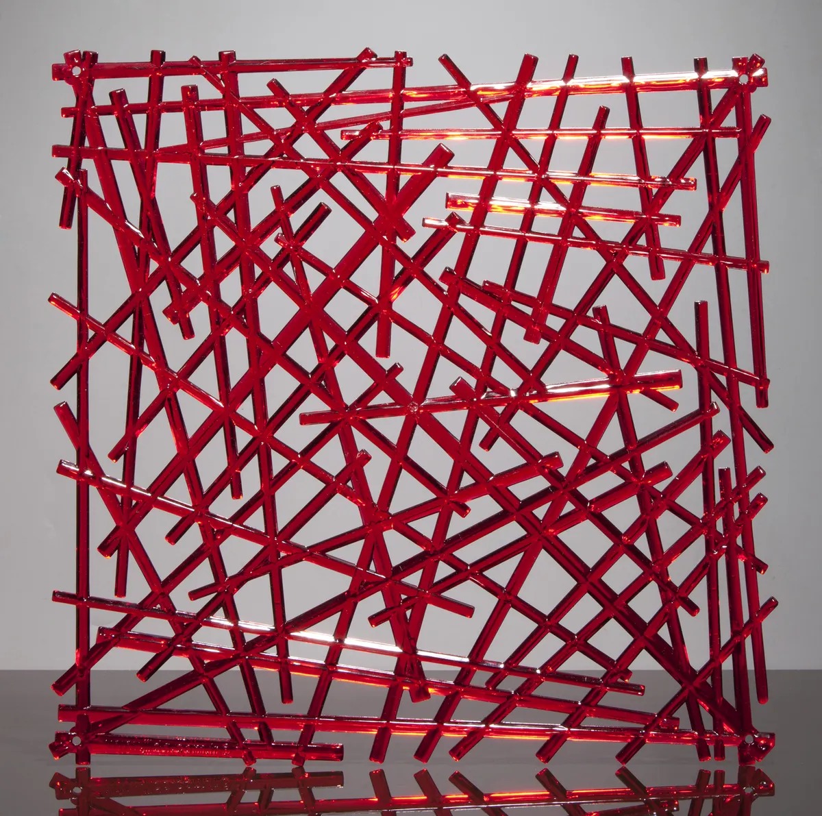 Комплект декоративных панелей Jilda Хворост K/SR406Red, цвет красный