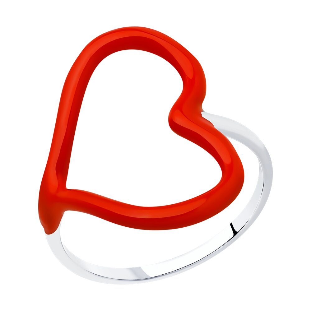 

Кольцо из серебра с эмалью р. 18,5 SOKOLOV 94013517, 94013517