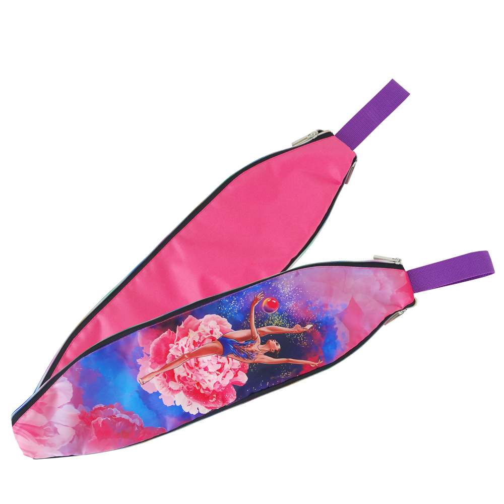 

Чехол для гимнастических булав LUX, розовый/фиолетовый 313-045, LUX