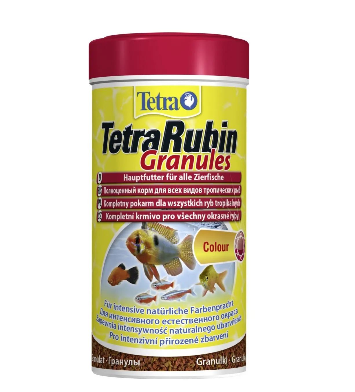 

Корм для рыбок Tetra Rubin Granules, для яркого окраса, гранулы 250 мл, TetraRubin Granules корм для яркого окраса аквариумных рыб, гранулы 250 мл