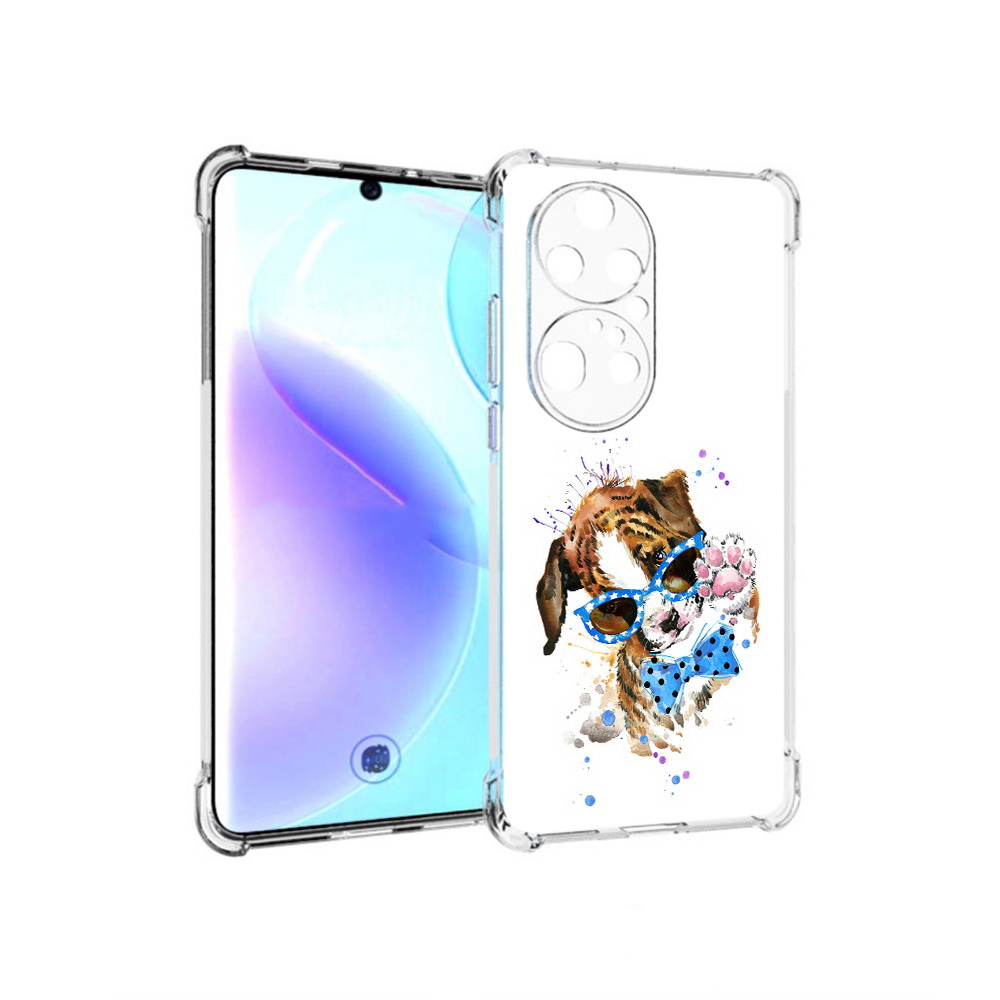 

Чехол MyPads Tocco для Huawei P50 Pro лапочка, Прозрачный, Tocco