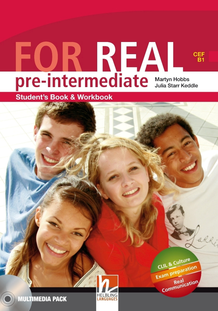 фото Книга for real pre-intermediate student's pack (sb + wb) with cd/cd-rom helbling languages