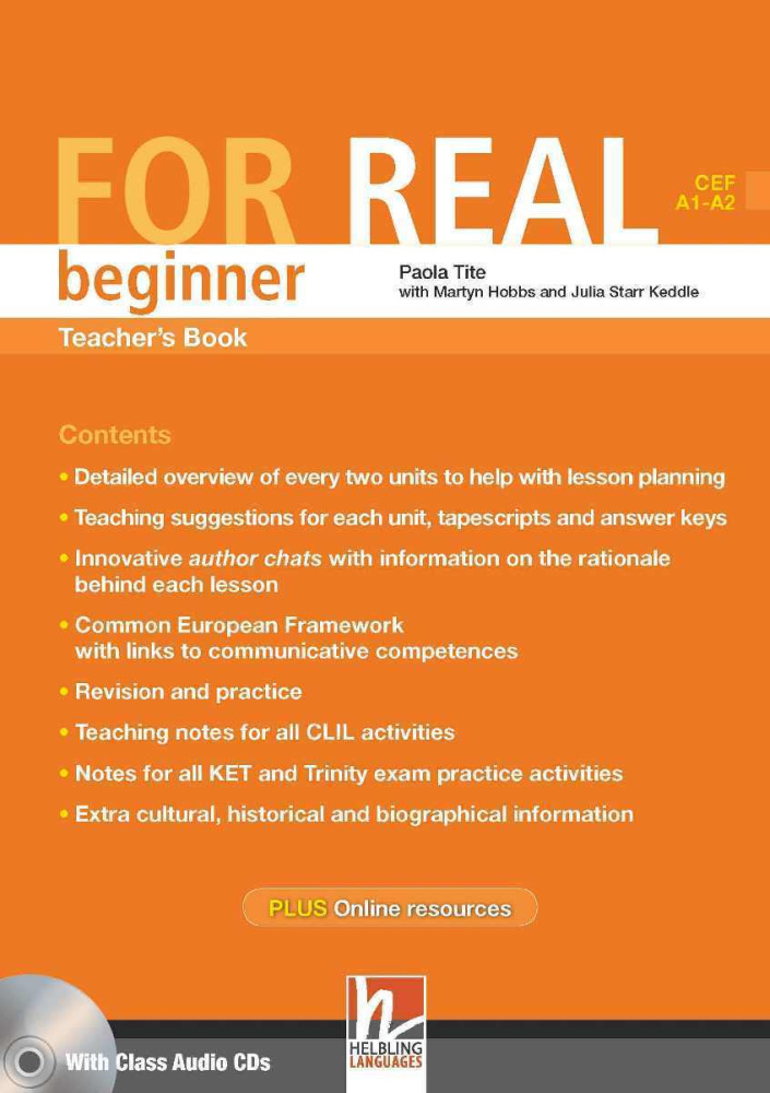 

Книга For Real Beginner Teacher's Pack (TB + TRB) with CD/CD-ROM