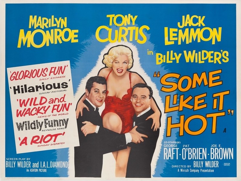 

Постер к фильму "В джазе только девушки" (Some Like It Hot) A1