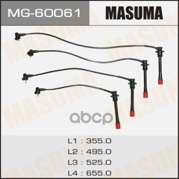 фото Masuma mg60061 провода в/в toyota dyna 95-00, land cruiser prado 97-02 masuma