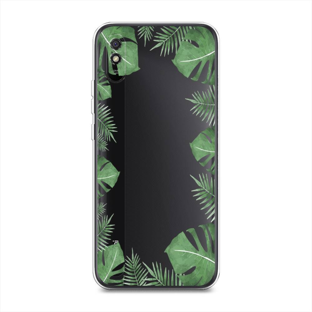 

Чехол Awog на Xiaomi Redmi 9A "Листья папоротника рамка", Разноцветный, 38950-8