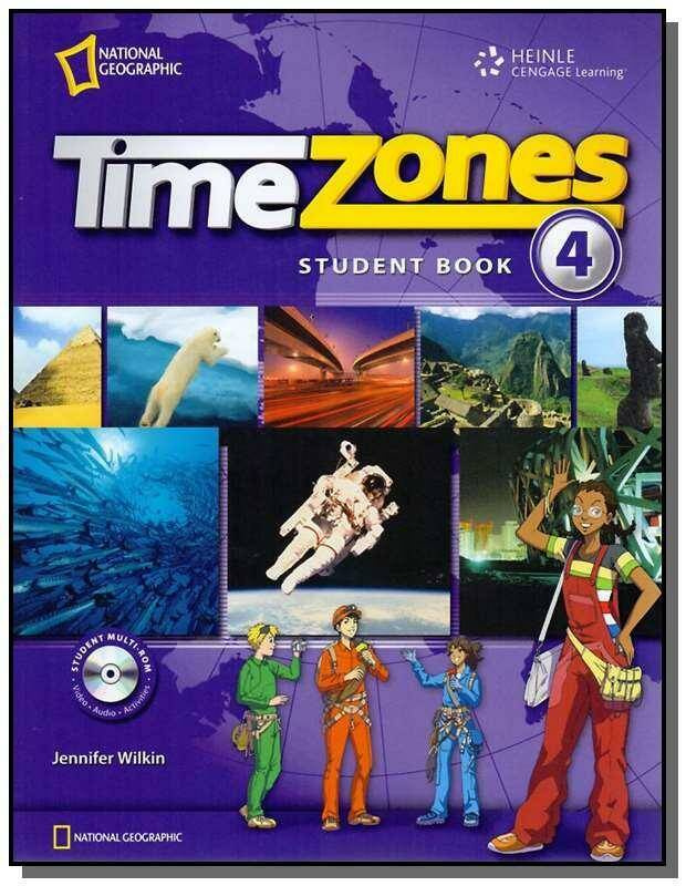 

Книга Time Zones 4 Student Book with Multi-ROM