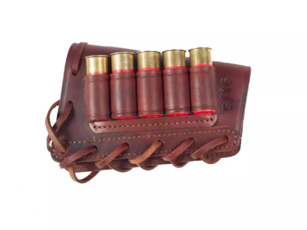 

Патронташ на приклад Holster (Хольстер) 16 калибр (5 патронов, кожа), Коричневый