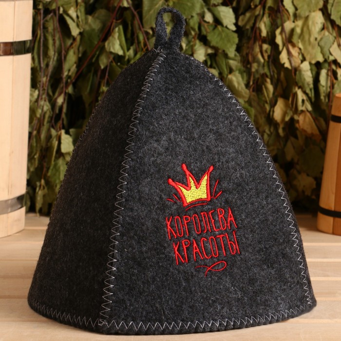 

Шапка для бани Добропаровъ Королева красоты Р00011560 onesize серый, Королева красоты