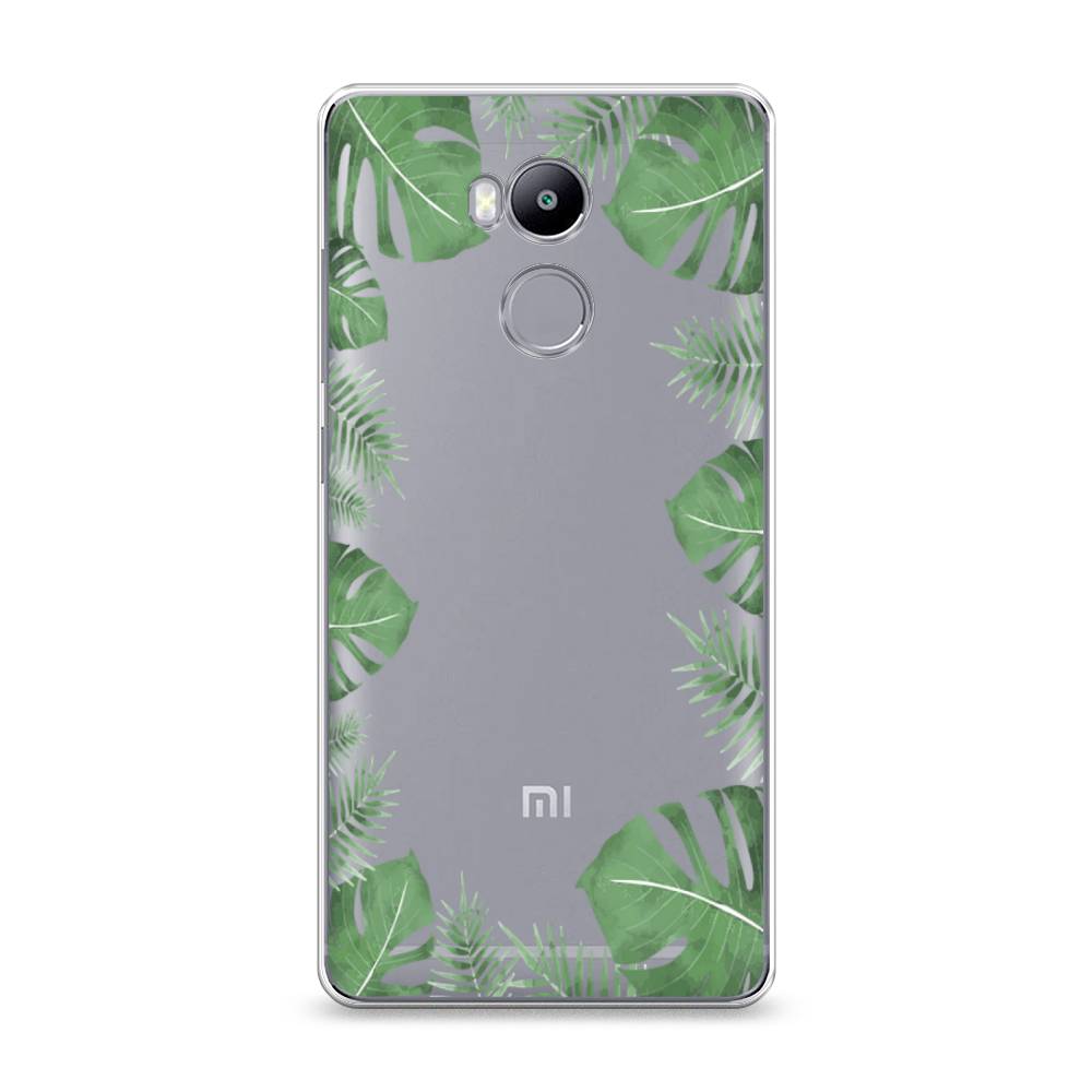 

Чехол Awog на Xiaomi Redmi 4 Pro "Листья папоротника рамка", Разноцветный, 31250-8