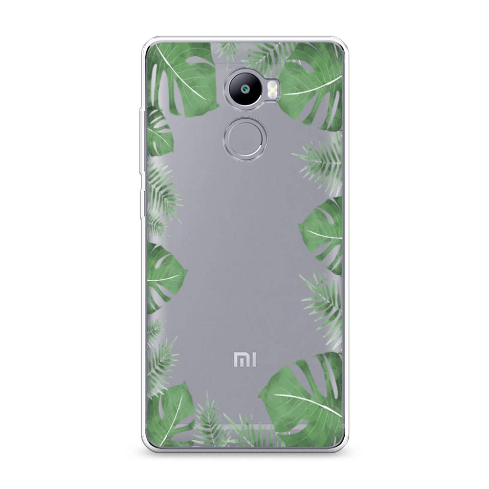 

Чехол Awog на Xiaomi Redmi 4 "Листья папоротника рамка", Разноцветный, 31150-8