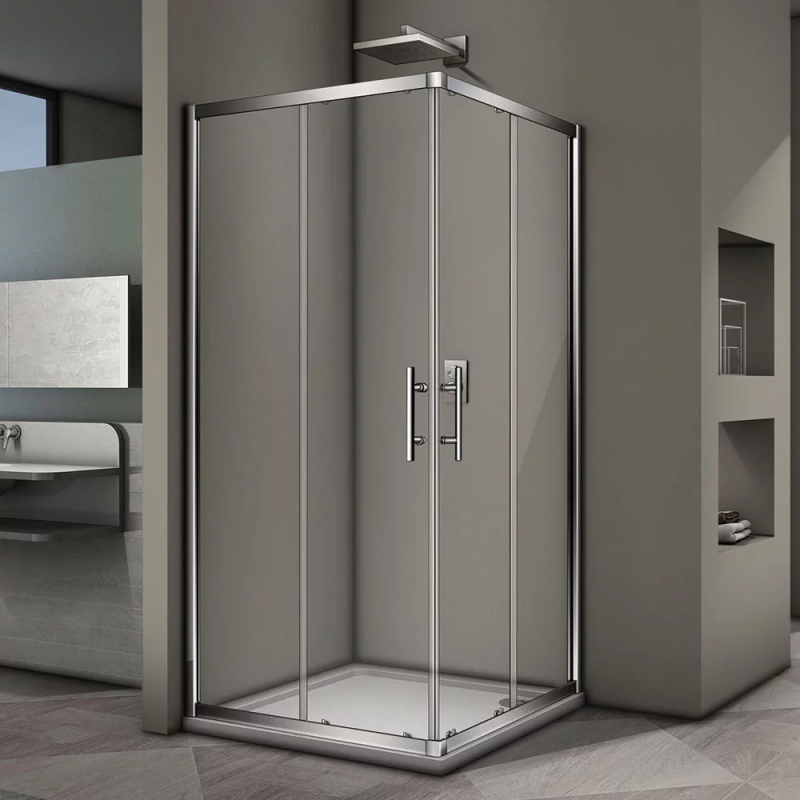 

Душевой уголок Veconi Rovigo RV-30 120x80x190, профиль хром, стекло прозрачное