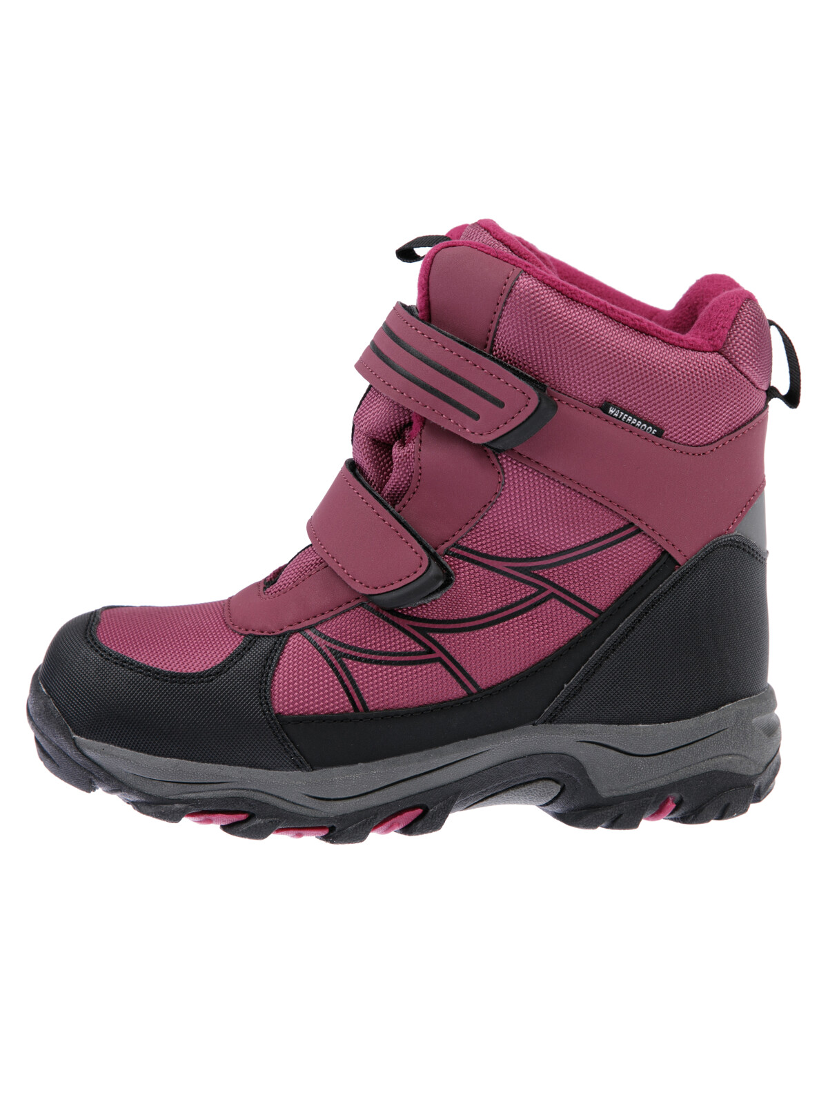 Ботинки для девочек PlayToday, малиновый,черный, 35