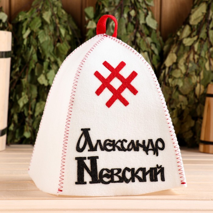 

Шапка для бани Александр невский onesize белый, Александр невский