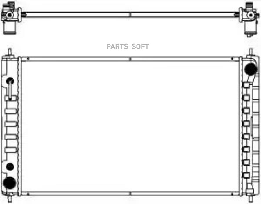 Радиатор Основной Sakura 33418501