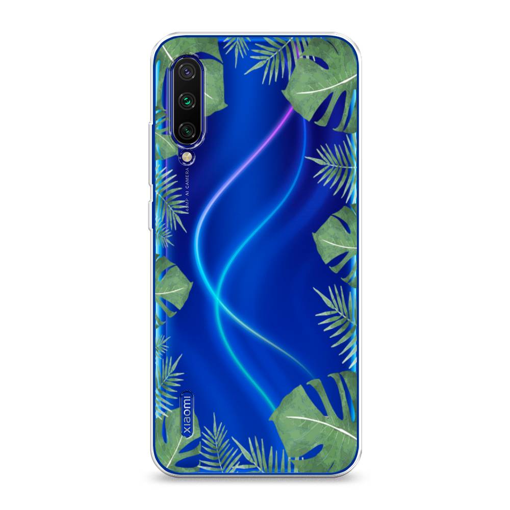 

Чехол Awog на Xiaomi Mi CC9E/Mi A3 "Листья папоротника рамка", Разноцветный, 36050-8
