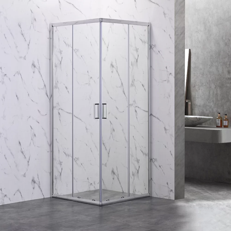 

Душевой уголок Veconi Rovigo RV-101 80x80x190, профиль хром, стекло прозрачное