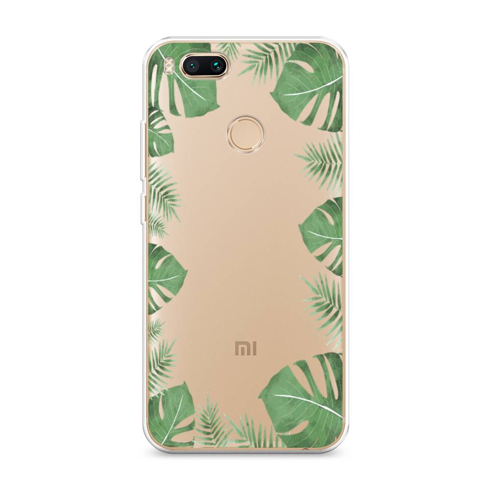 

Чехол Awog на Xiaomi Mi 5X "Листья папоротника рамка", Разноцветный, 32350-8