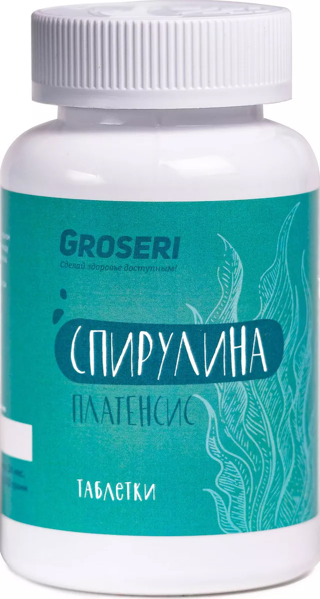 

БАД Groseri Спирулина Платенсис таблетки 100 г