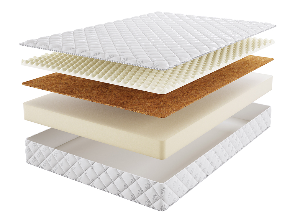 

Матрас Beautyson Roll Foam 14 Cocos Sens 120х195, Бежевый;белый;серый;серебристый, Roll Foam 14 Cocos Sens