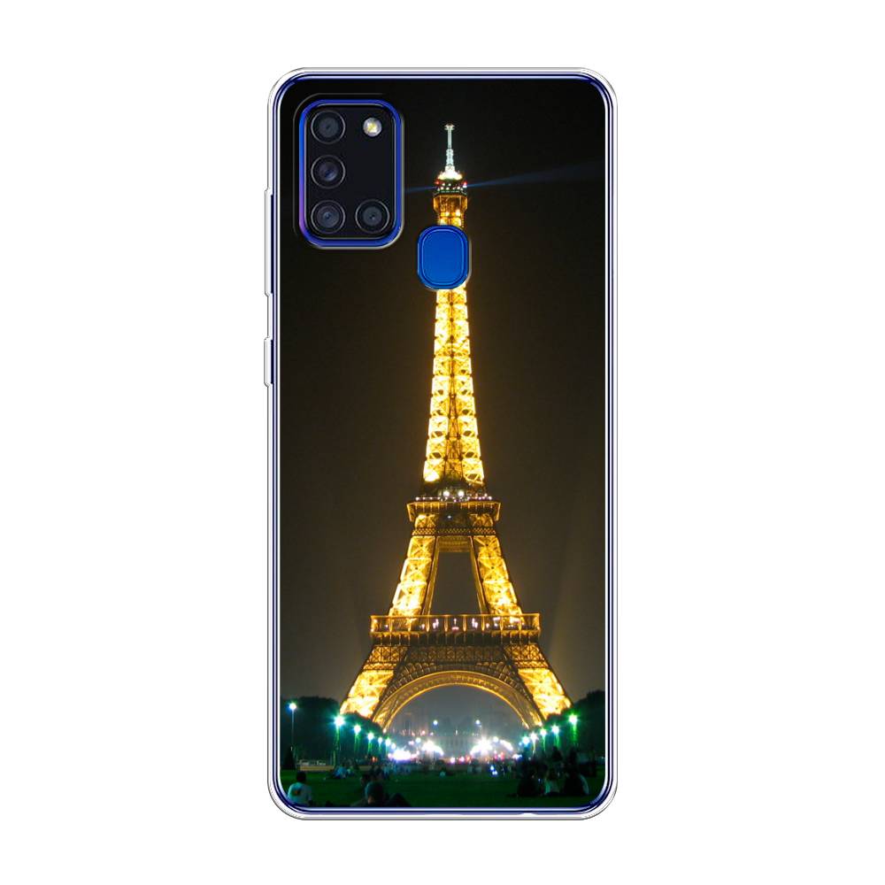 

Чехол на Samsung Galaxy A21s "Париж 2", Желтый;серый, 2100250-2