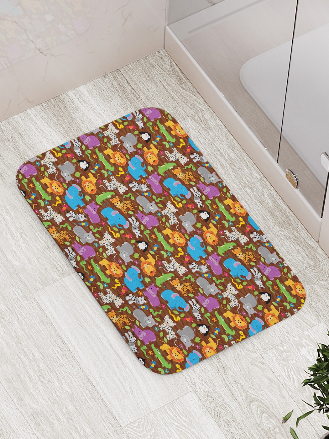 

Коврик противоскользящий для ванной, сауны, бассейна, 77х52 см bath_88268 JoyArty
