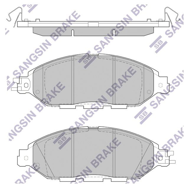 

Тормозные колодки Sangsin brake передние sp1713