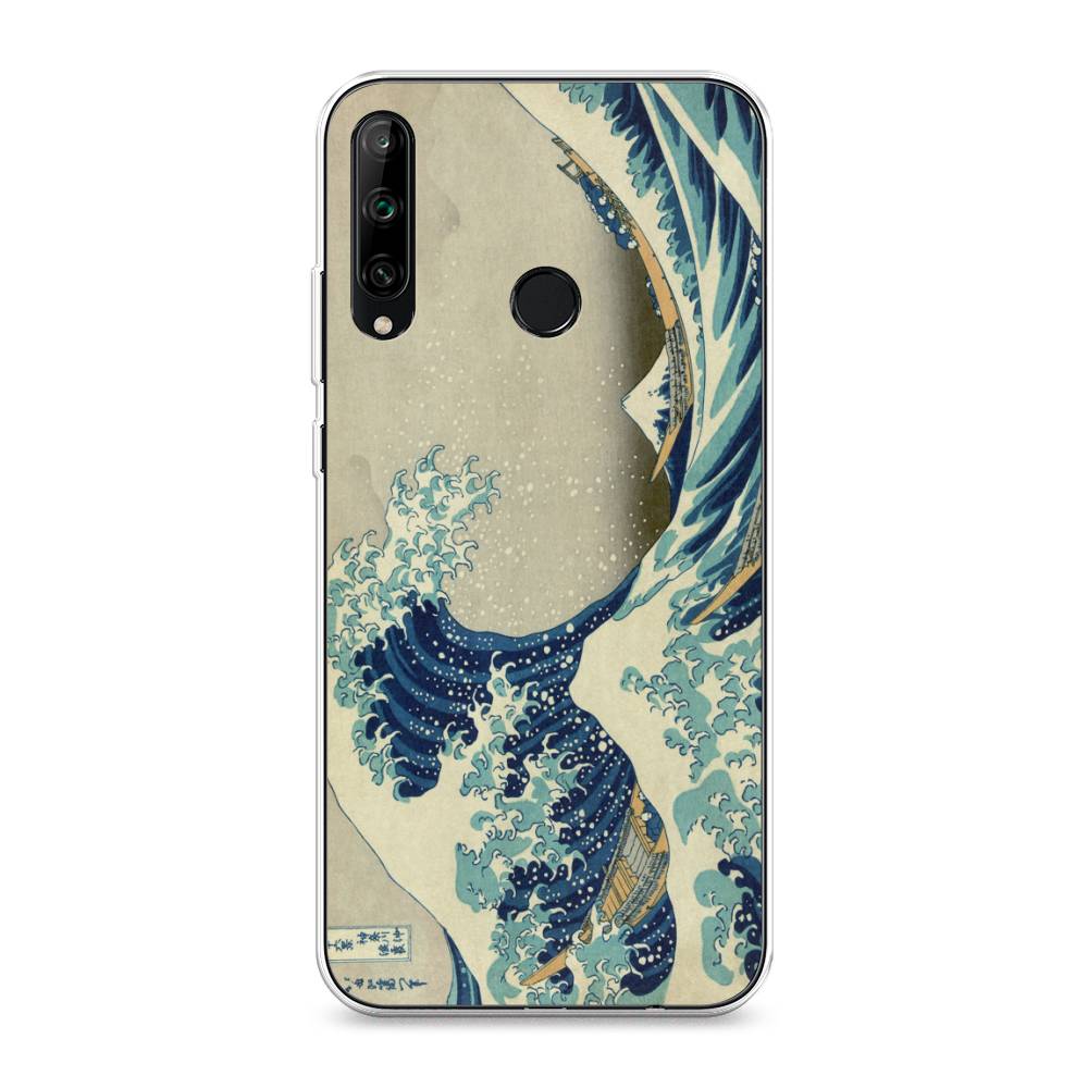 

Чехол Awog на Honor 9C "Большая волна в Канагаве", Серый;синий;голубой, 612550-9