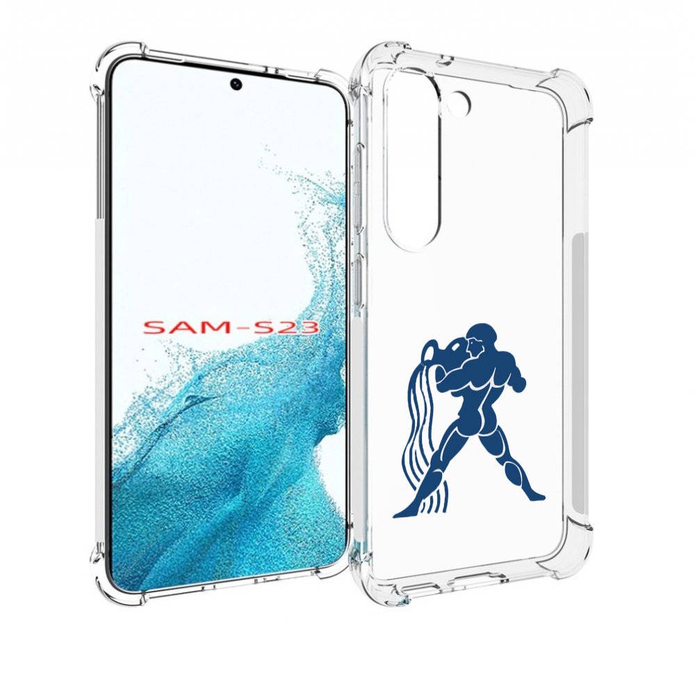 

Чехол MyPads знак-зодиака-водолей7 для Samsung Galaxy S23, Прозрачный, Tocco