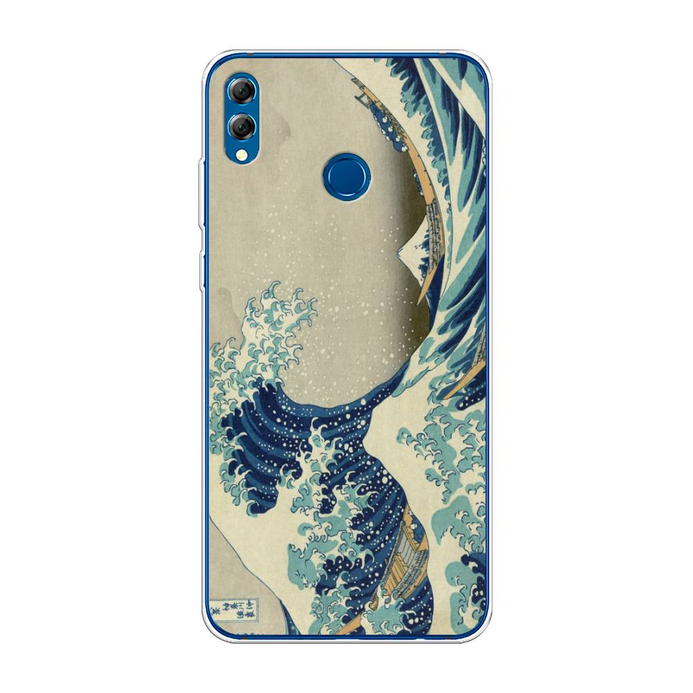 

Чехол Awog на Honor 8X Max "Большая волна в Канагаве", Серый;синий;голубой, 66550-9