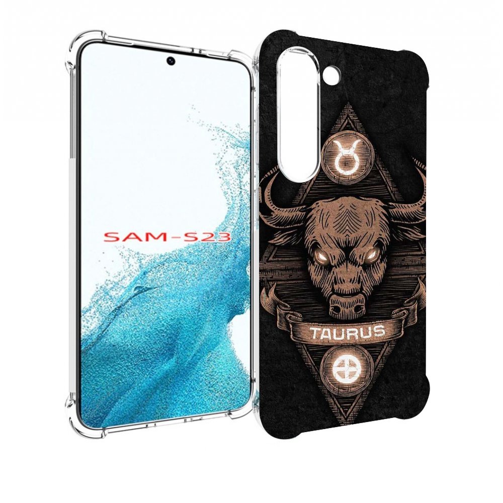 

Чехол MyPads знак зодиака телец 2 для Samsung Galaxy S23, Прозрачный, Tocco