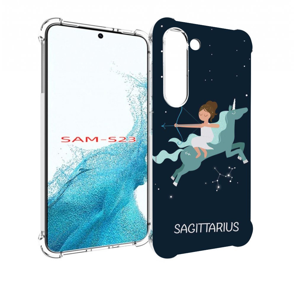 

Чехол MyPads знак зодиака стрелец 5 для Samsung Galaxy S23, Прозрачный, Tocco