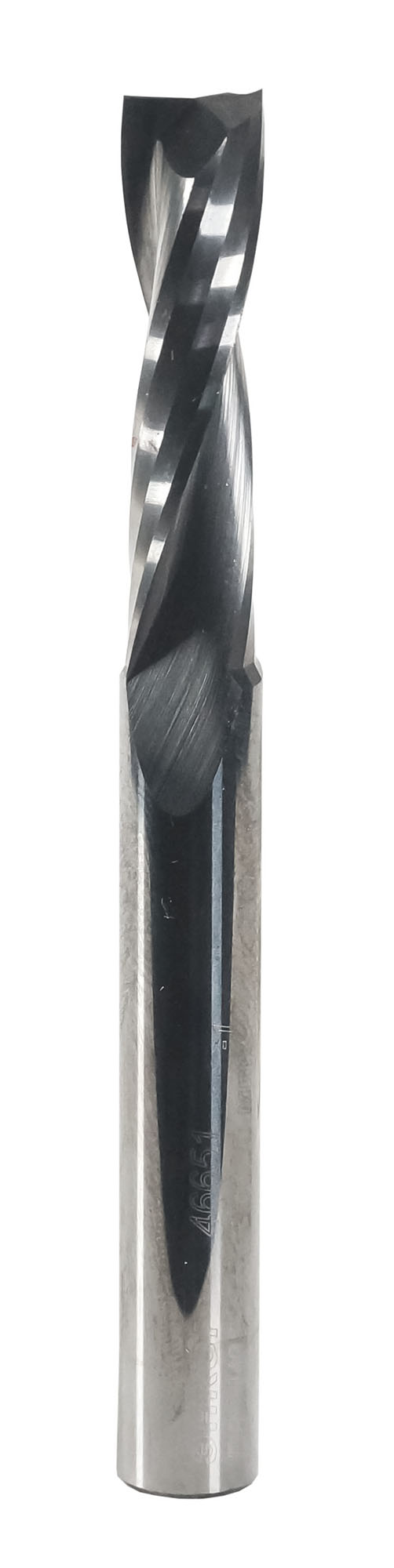 Фреза спиральная твердосплавная Энкор Z2 верхний рез ф8х32 мм хв.8 46651 фреза wpw pfm8192 копир сменные ножи верхний подшипник d19 b50 z2 хвостовик 12s pfm8192