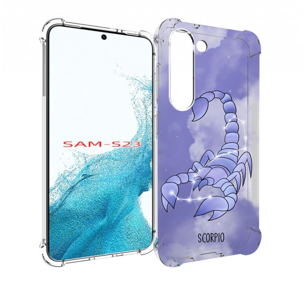 

Чехол MyPads знак зодиака скорпион 2 для Samsung Galaxy S23, Прозрачный, Tocco