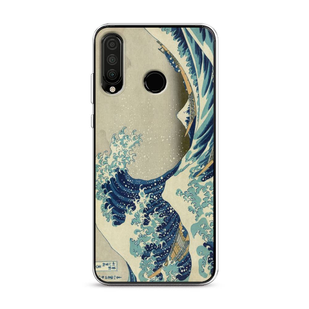 фото Чехол awog "большая волна в канагаве" для honor 20s