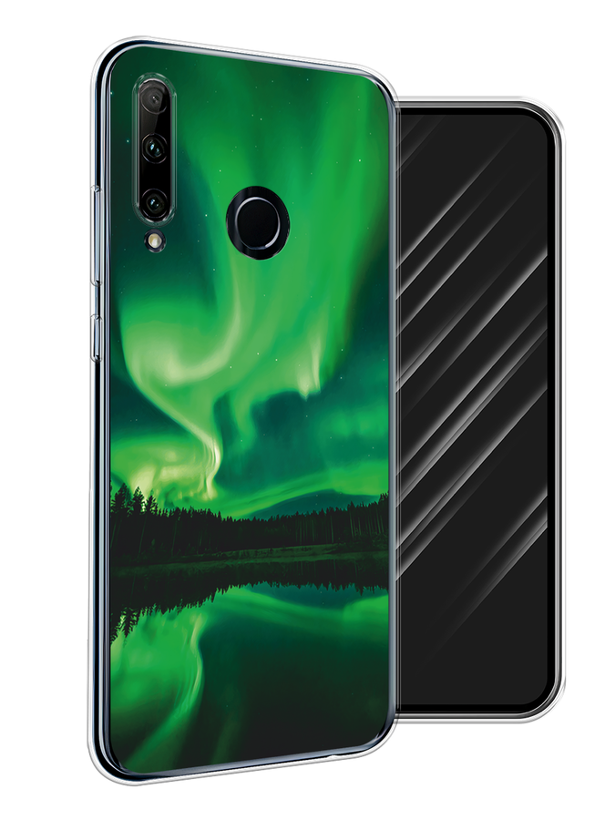 

Чехол Awog на Honor 10i "Большая волна в Канагаве", Серый;синий;голубой, 68850-9