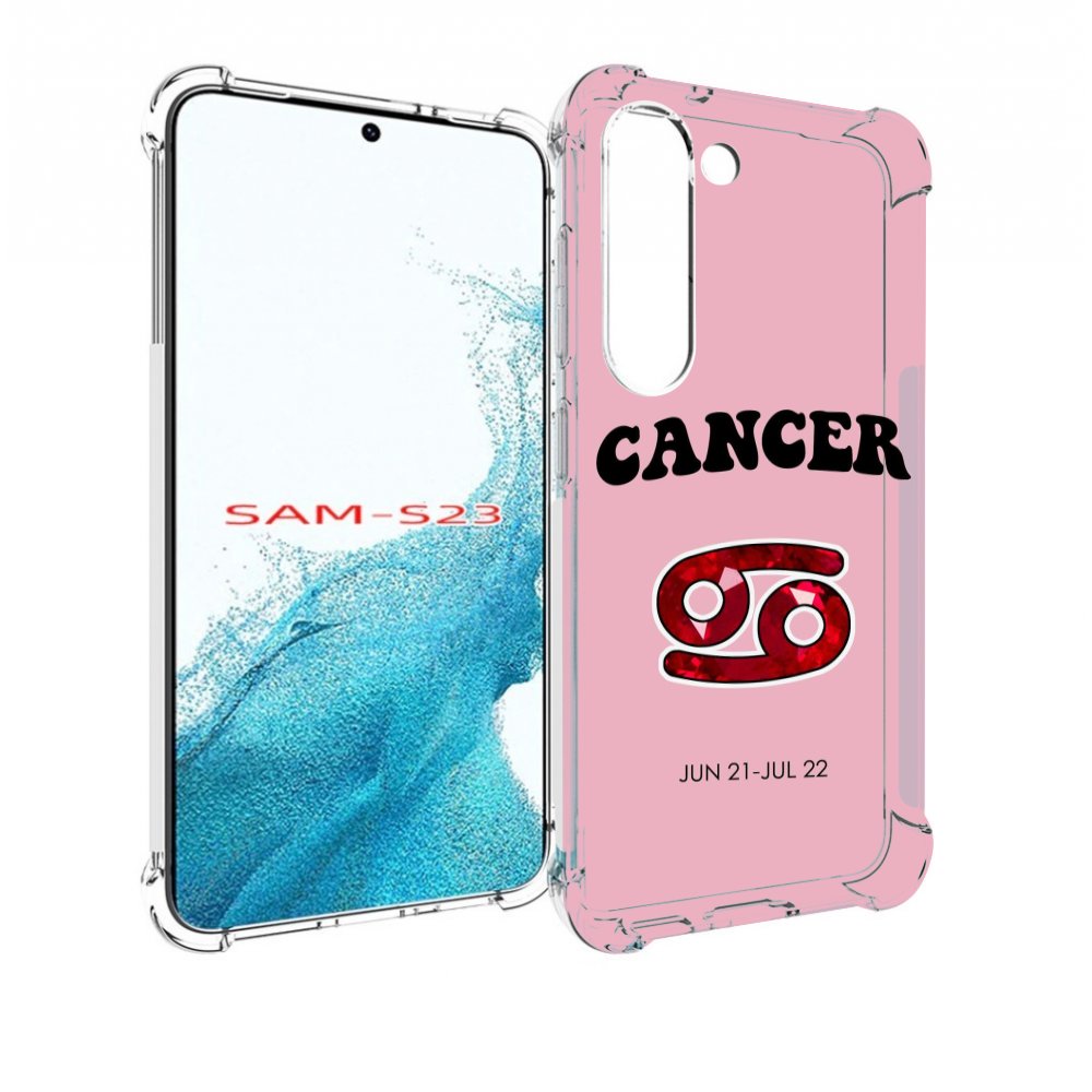 

Чехол MyPads знак зодиака рак 1 для Samsung Galaxy S23, Прозрачный, Tocco
