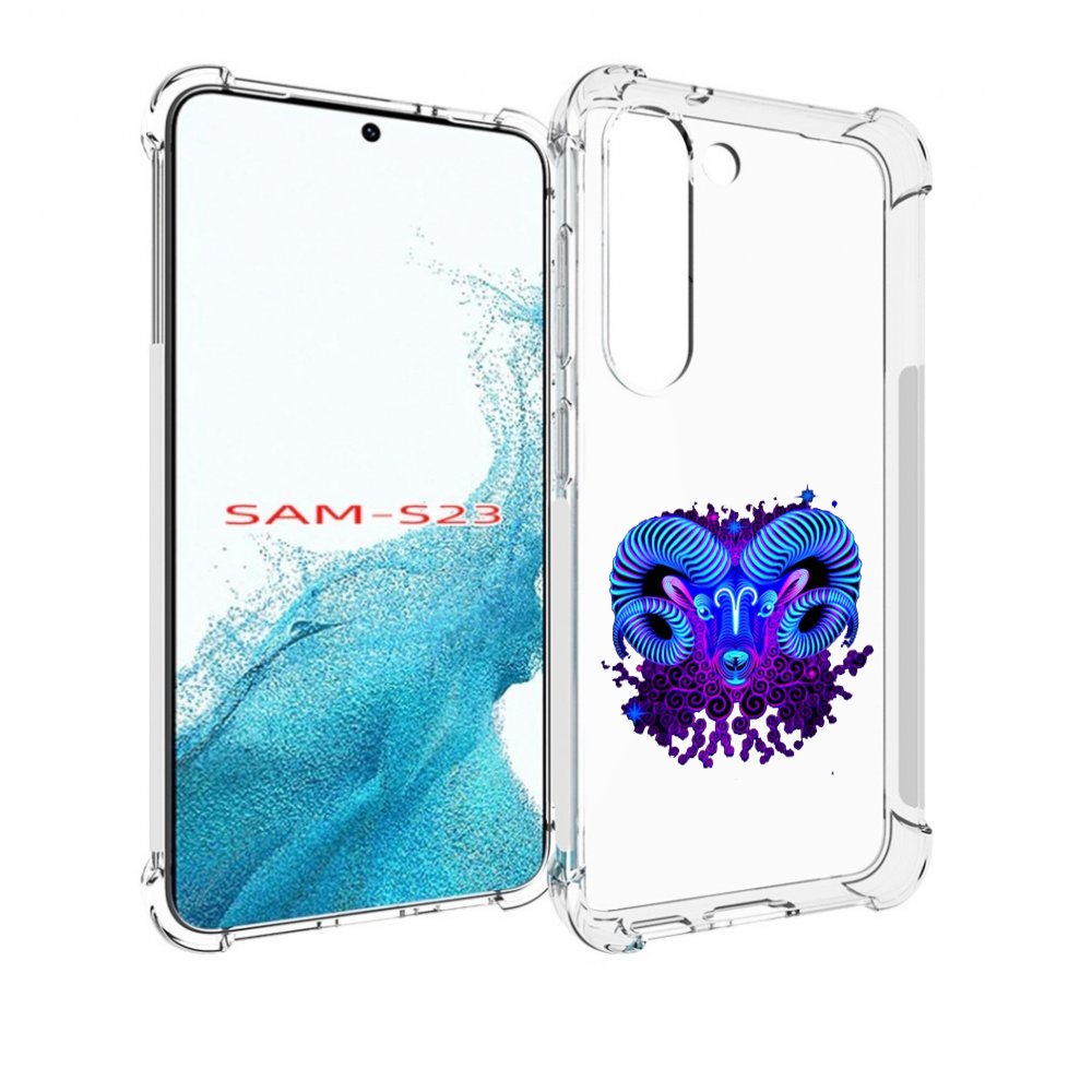 

Чехол MyPads знак зодиака овен 2 для Samsung Galaxy S23, Прозрачный, Tocco
