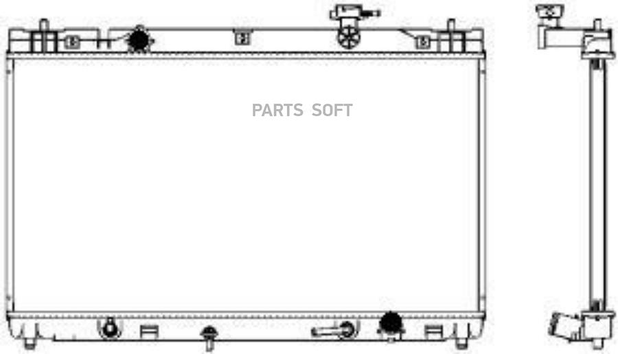 

Радиатор Toyota Camry 2.4 01- Sakura 34611016