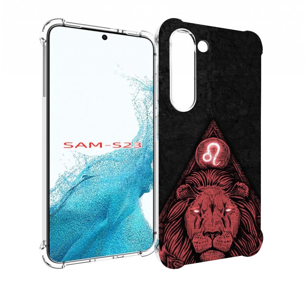 

Чехол MyPads знак зодиака лев 4 для Samsung Galaxy S23, Прозрачный, Tocco
