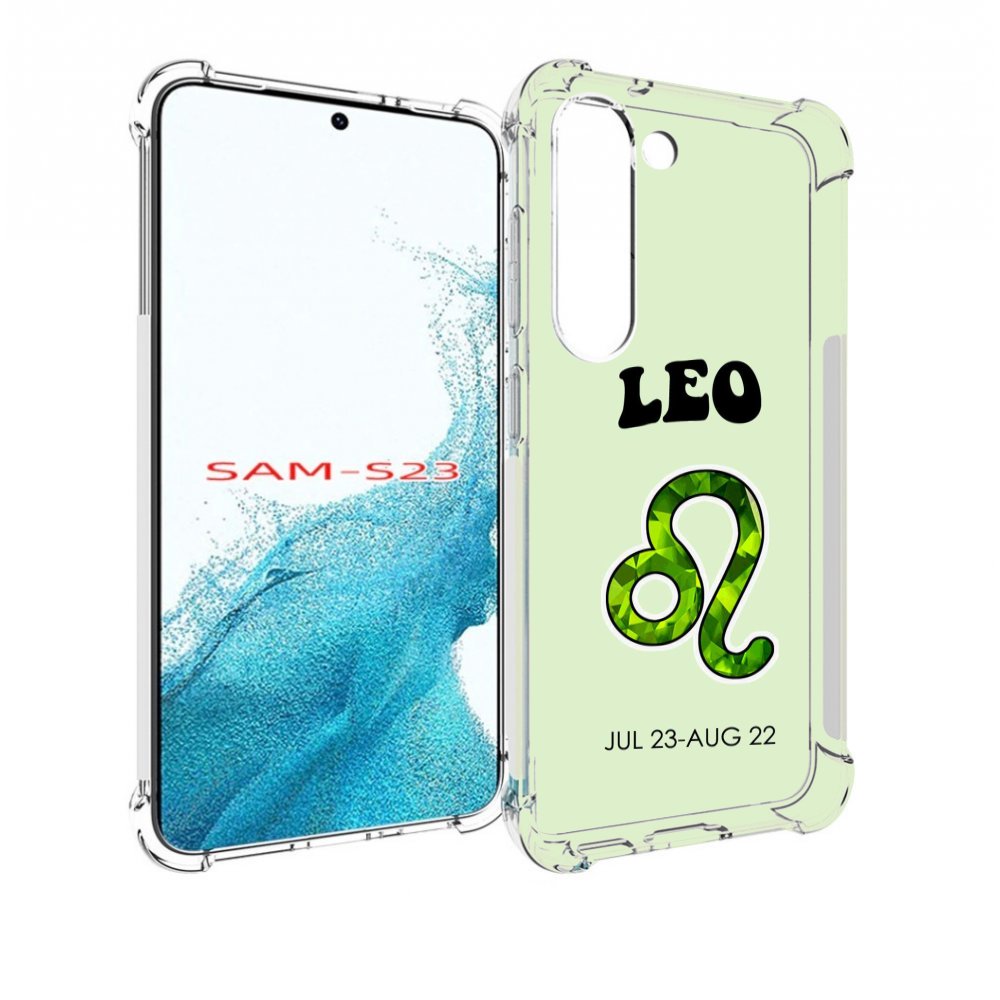 Чехол MyPads знак зодиака лев 1 для Samsung Galaxy S23