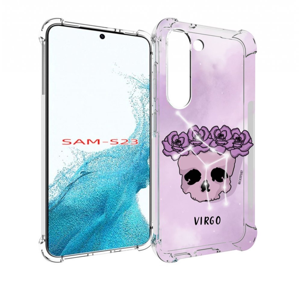 

Чехол MyPads знак зодиака дева 2 для Samsung Galaxy S23, Прозрачный, Tocco